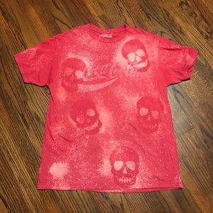 | Coca Cola | Faded Coca-Cola Skull T Shirt